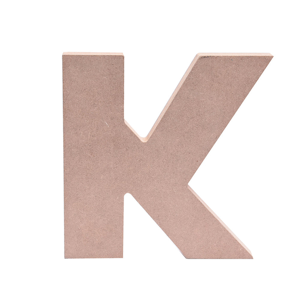 MDF Alphabet K W6 X H6Inch 18Mm Thick 1Pc Lb