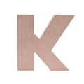 MDF Alphabet K W6 X H6Inch 18Mm Thick 1Pc Lb