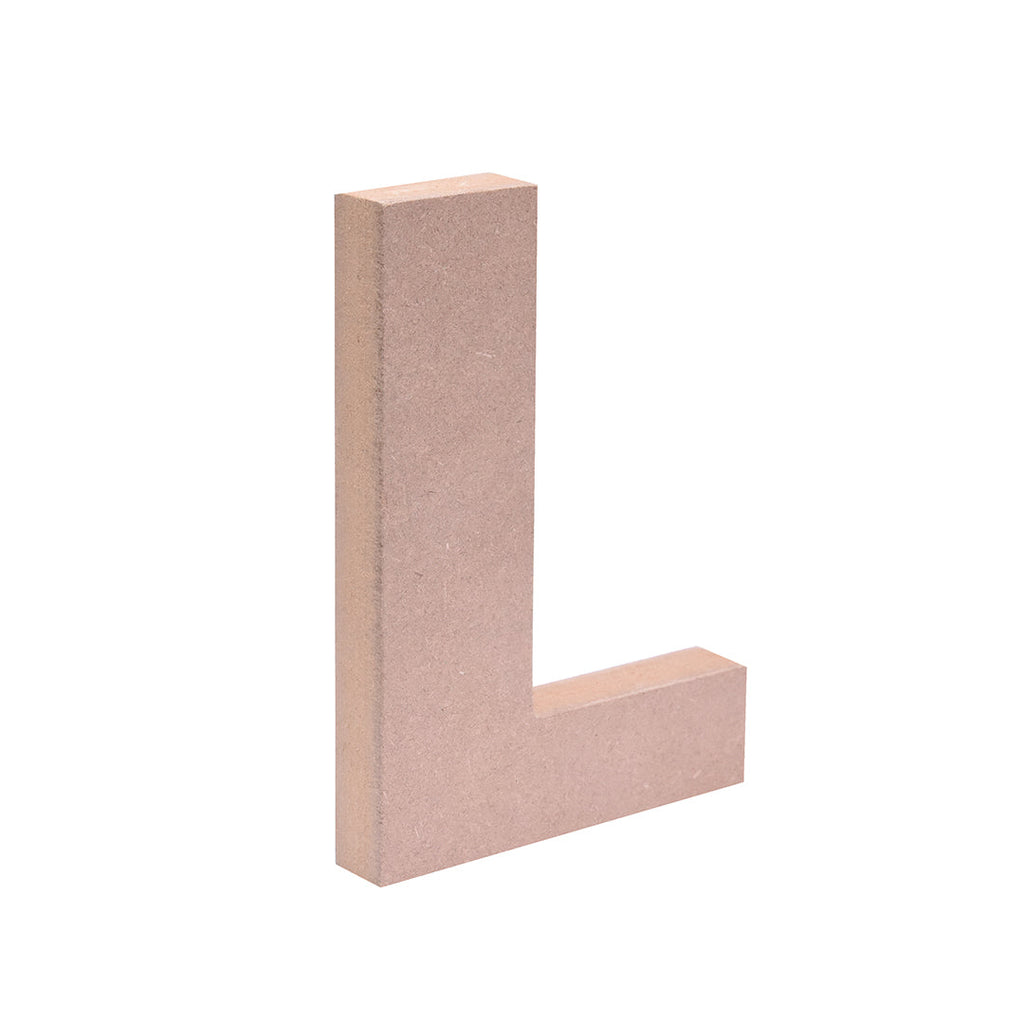 MDF Alphabet L W4.2 X H6Inch 18Mm Thick 1Pc Lb