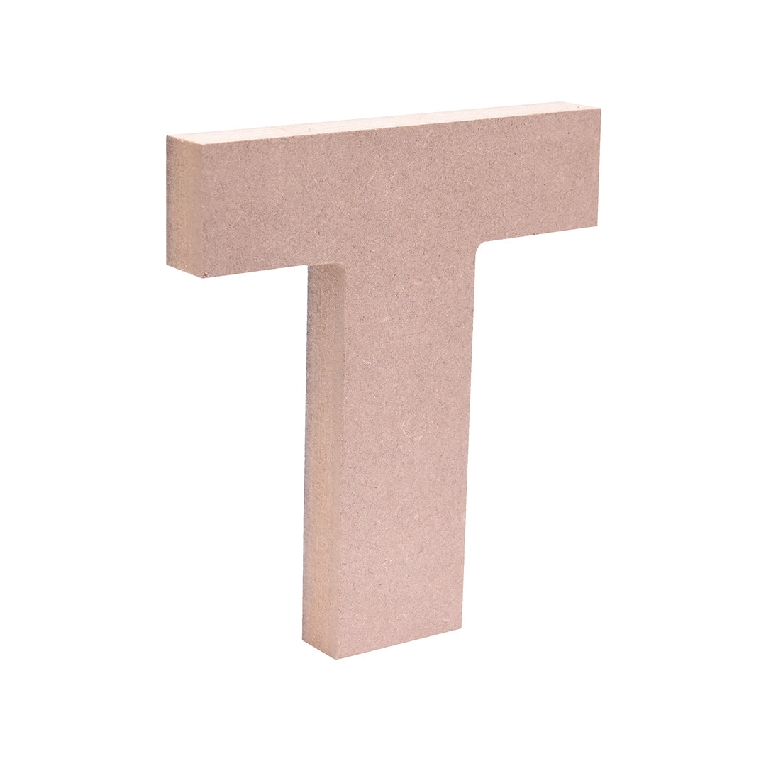 MDF Alphabet T W5.6 X H6Inch 18Mm Thick 1Pc Lb