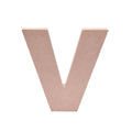 MDF Alphabet V W6 X H6Inch 18Mm Thick 1Pc Lb