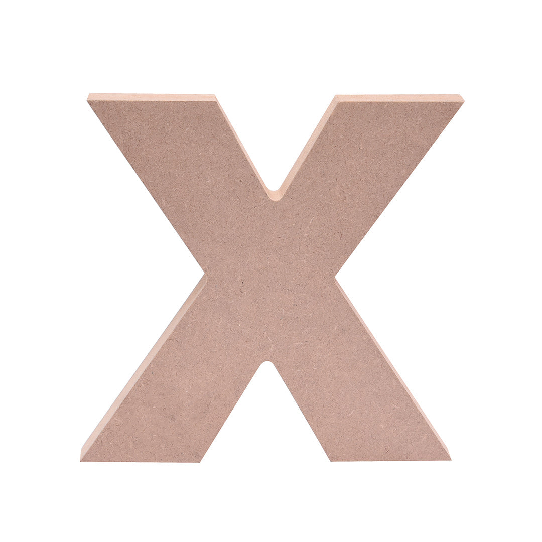 MDF Alphabet X W6 X H6Inch 18Mm Thick 1Pc Lb