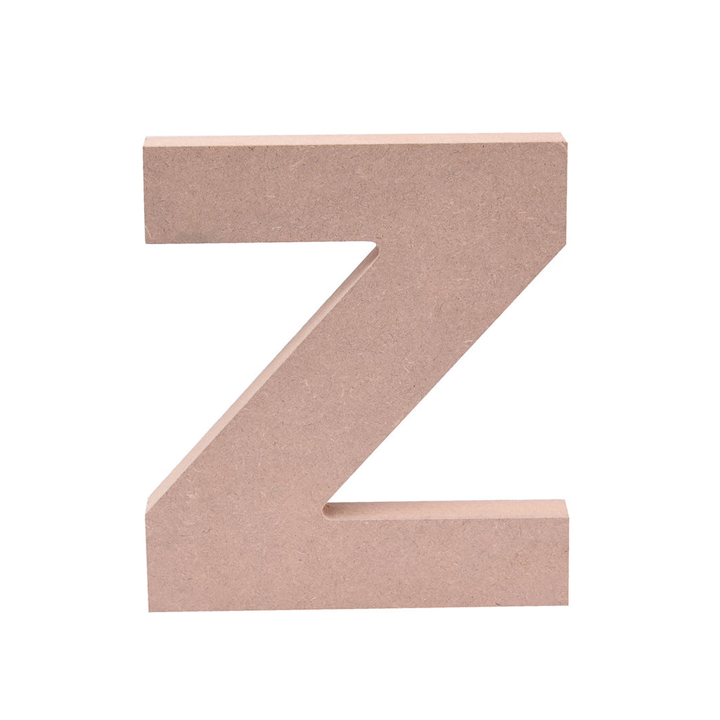 MDF Alphabet Z W5.3 X H6Inch 18Mm Thick 1Pc Lb