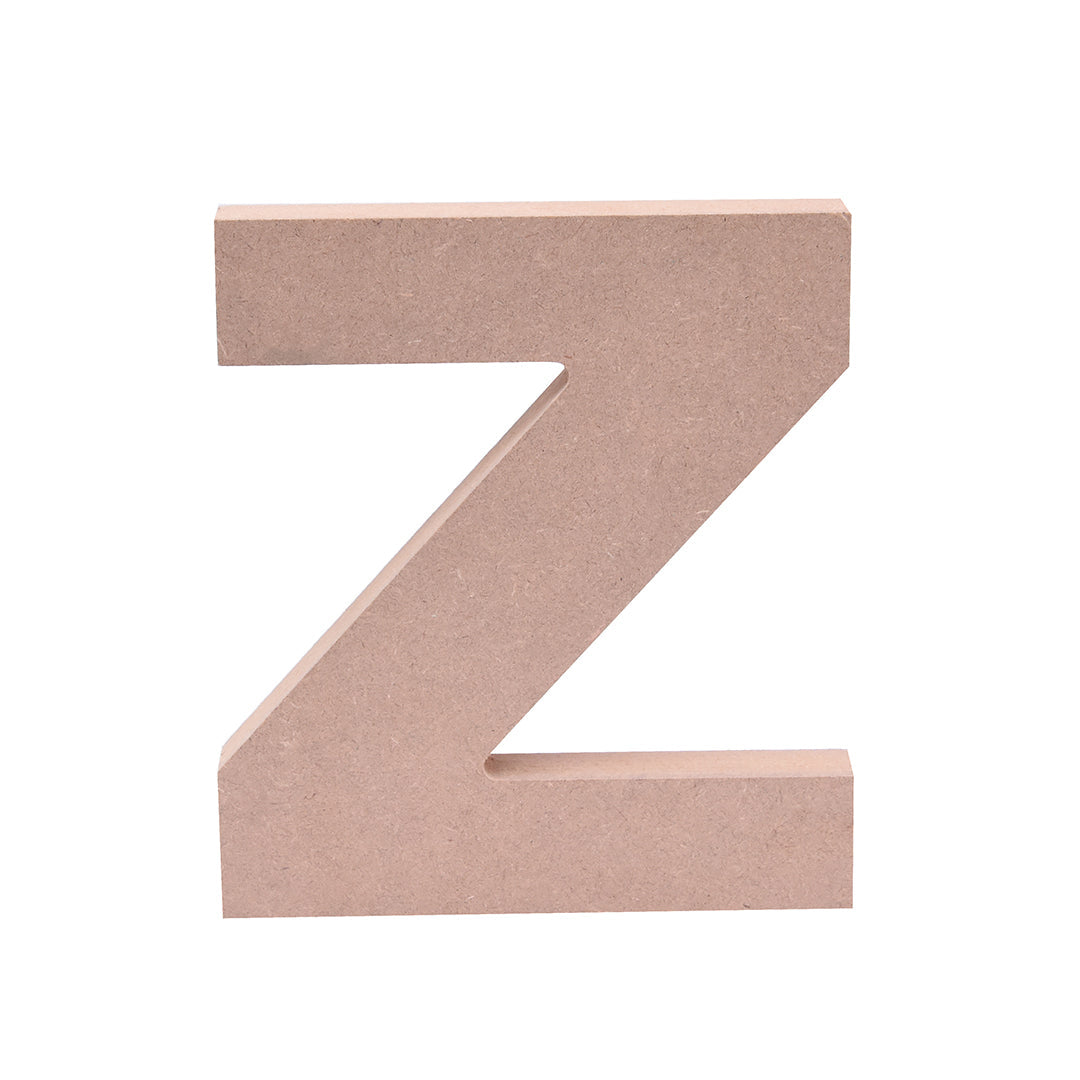 MDF Alphabet Z W5.3 X H6Inch 18Mm Thick 1Pc Lb