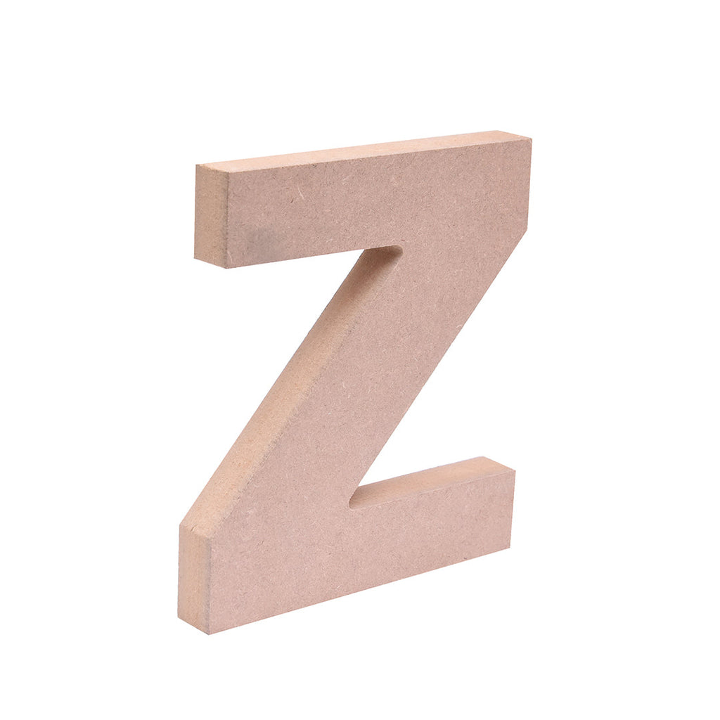 MDF Alphabet Z W5.3 X H6Inch 18Mm Thick 1Pc Lb