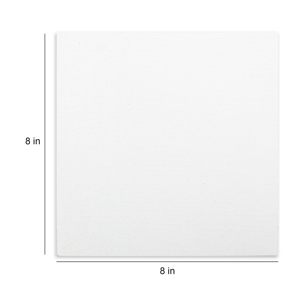 Canvas Panel 3Mm Mdf Board 8 X 8Inch 2Pcs Lb