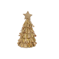 Handmade Christmas Natural Hay Tree - H8 X W3inch, 1pc