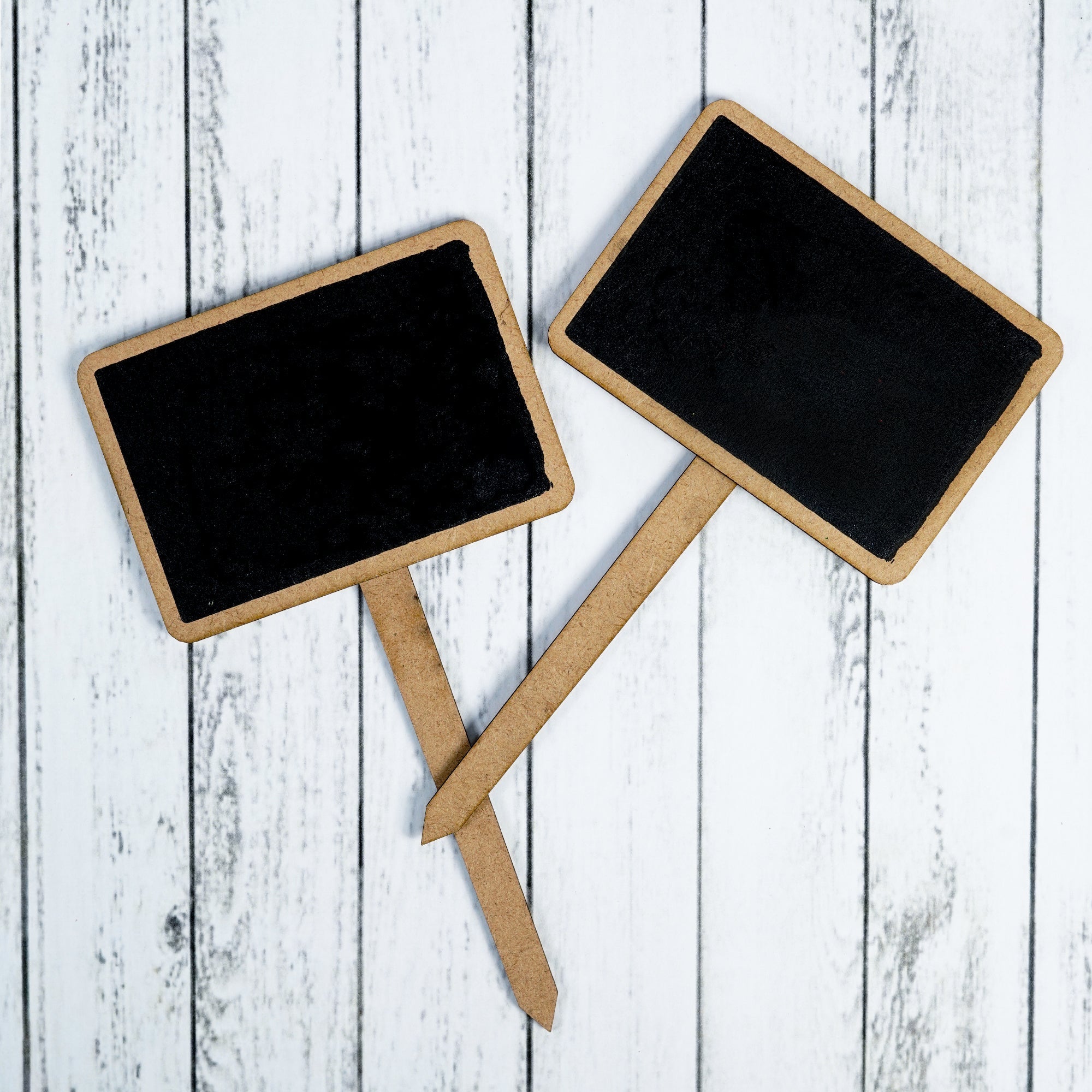 Mini Chalkboard Stick Rectangle 3.25 X 6.25inch 2pc