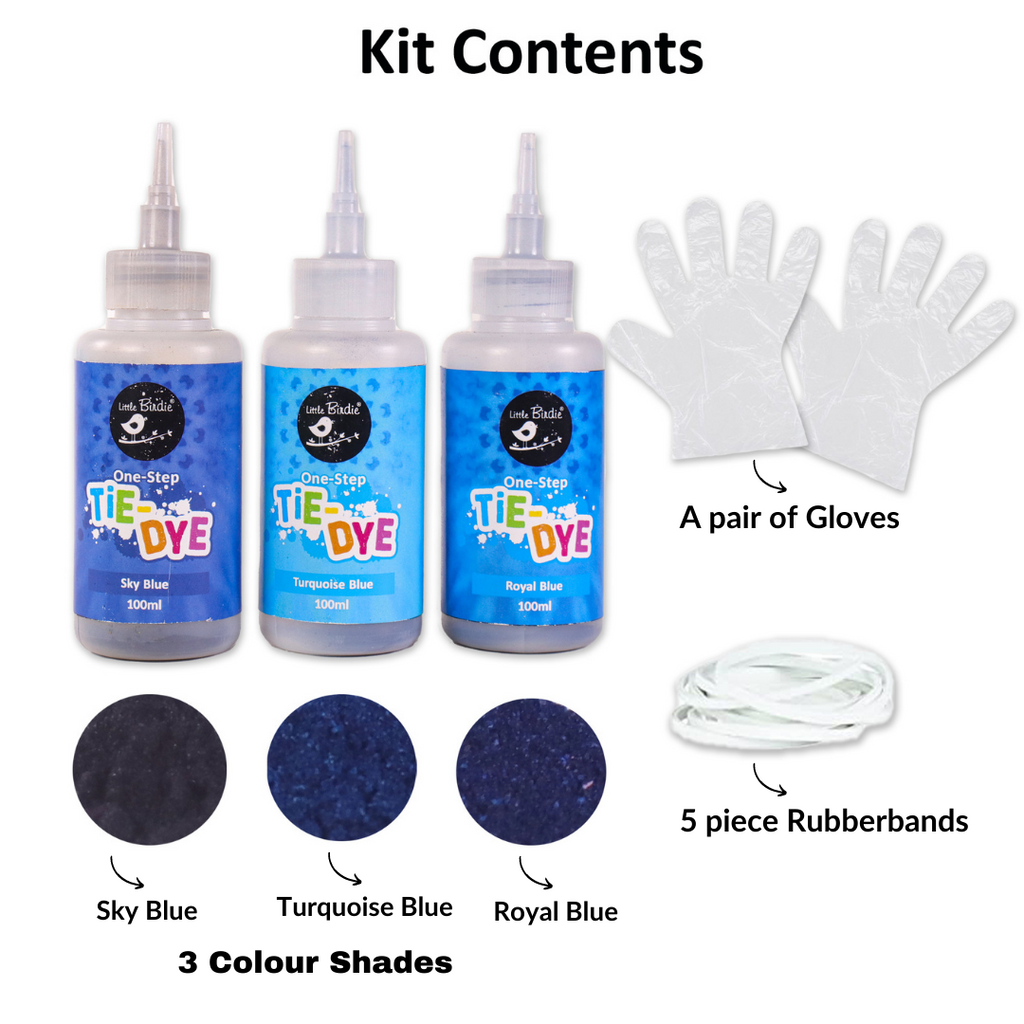 One Step Tie Dye Indigo Bay Kit Acetate Box Lb