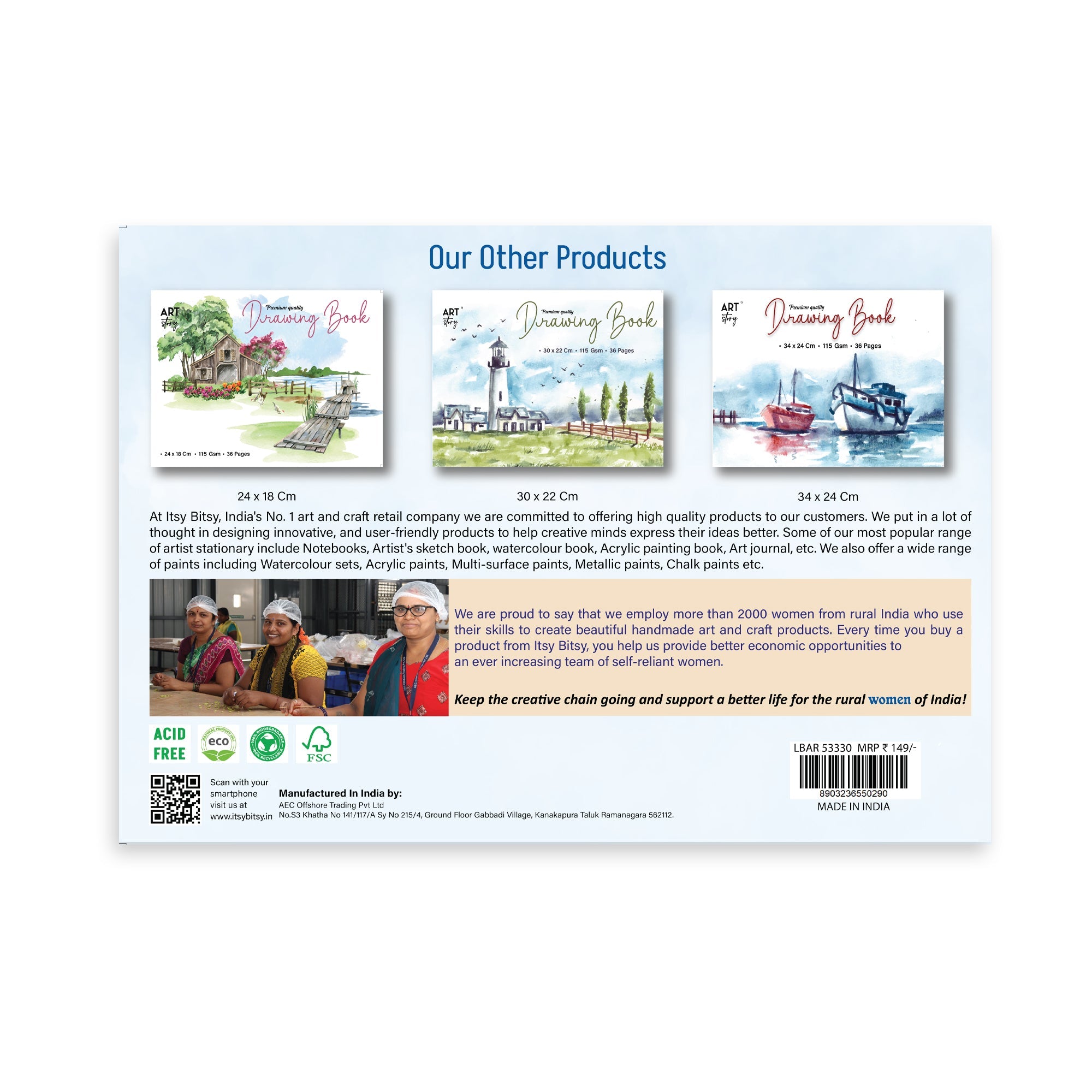 Drawing Book Premium Quality 42 X 30Cm 115Gsm 36Pages