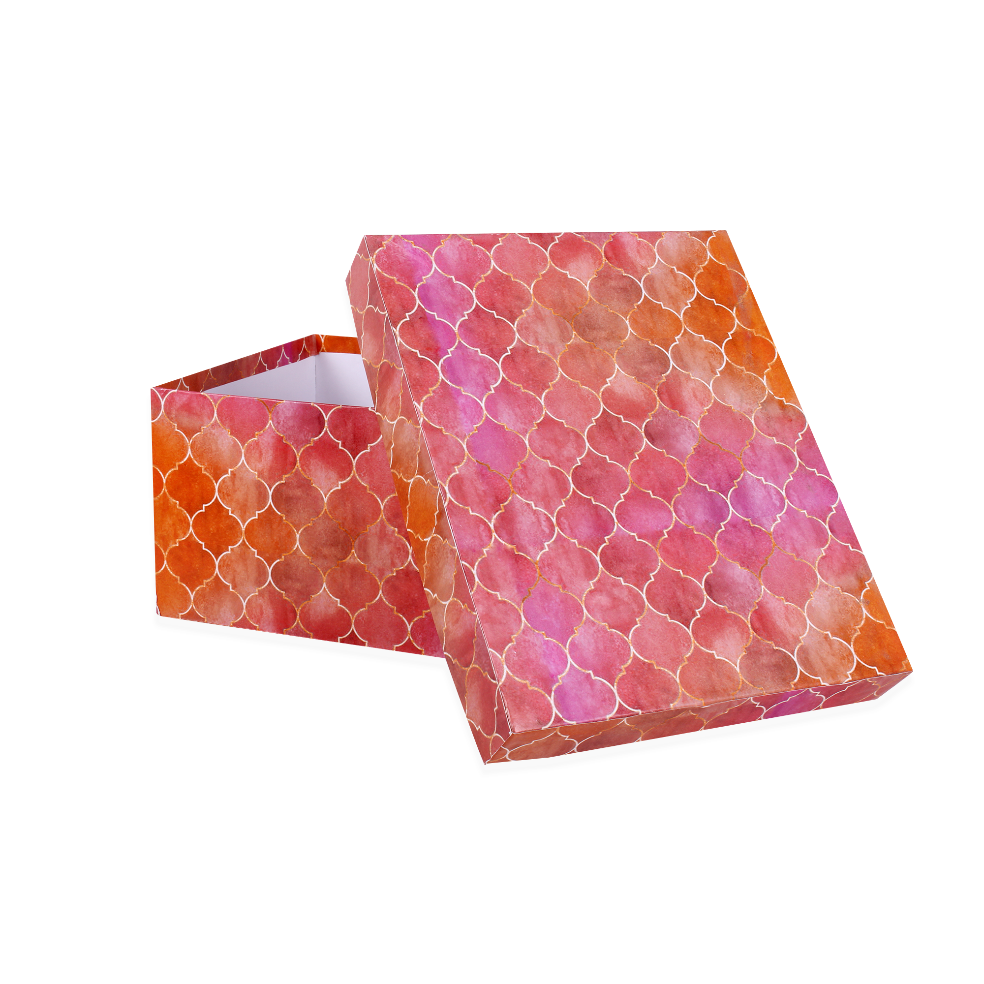 Gift Box Moroccan Trellis Rosy Shimmer L25.5 X W20.5 X D13(cm)