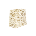 Gift Bags Floral Swirls Ivory Shimmer L16 X W17.5 X D9.2Cm 1Pc Gol