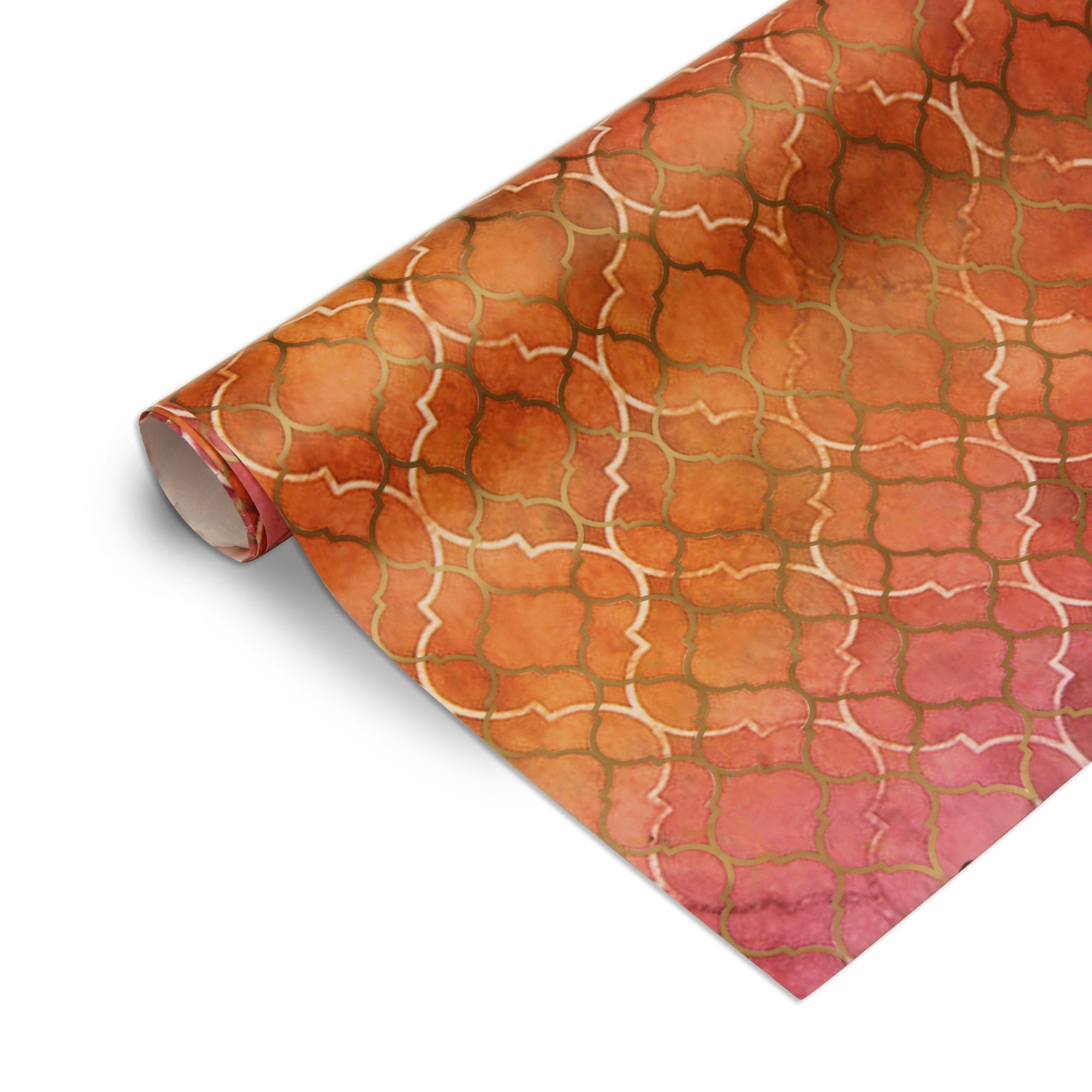 Gift Wraps Fleur Trelli Rosy Notes 20 X 30inch 1Roll 5Sheet