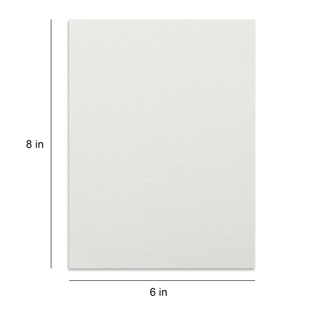 Canvas Board Rectangle 8 X 6Inch 230Gsm 2Mm Thick 4Pc Shrink Lb