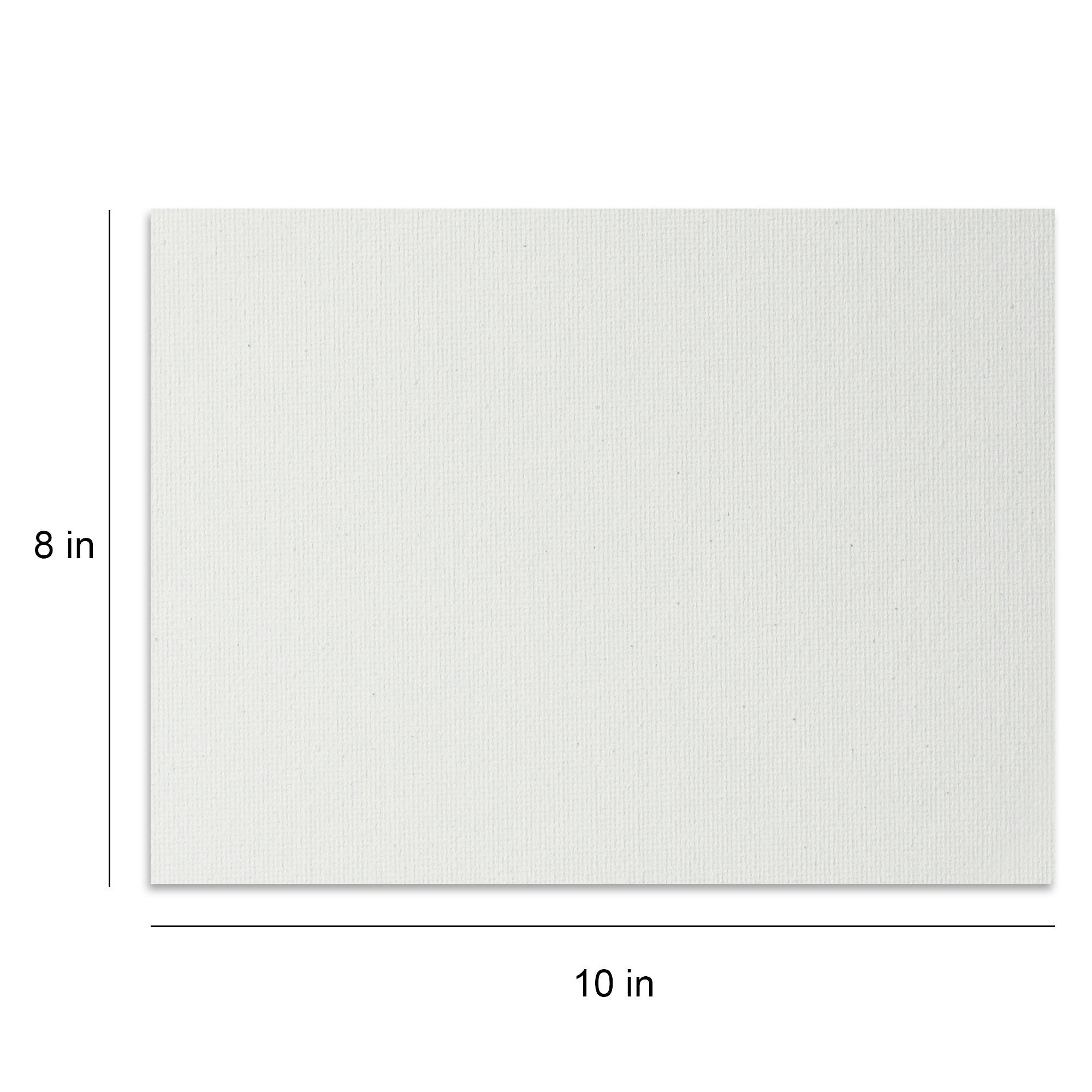 Canvas Board Rectangle 10 X 8Inch 230Gsm 2Mm Thick 4Pc Shrink Lb