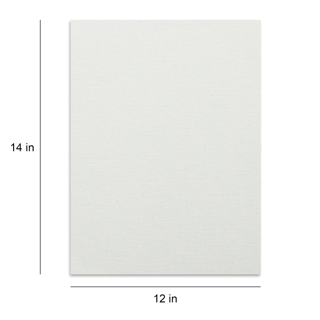 Canvas Board Rectangle 14 X 12Inch 230Gsm 2Mm Thick 4Pc Shrink Lb