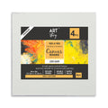 Canvas Board Square 4 X 4Inch 230Gsm 2Mm Thick 4Pc Shrink Lb