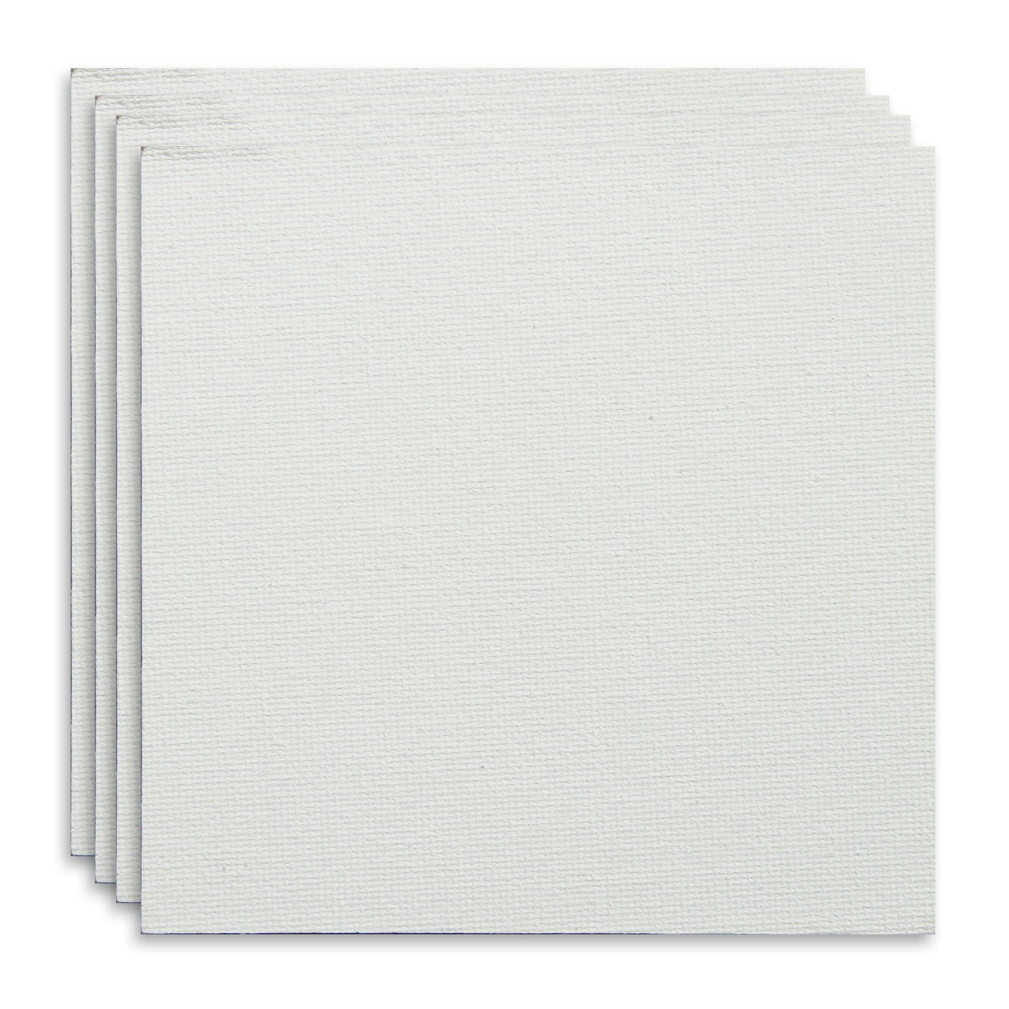 Canvas Board Square 8 X 8Inch 230Gsm 2Mm Thick 4Pc Shrink Lb