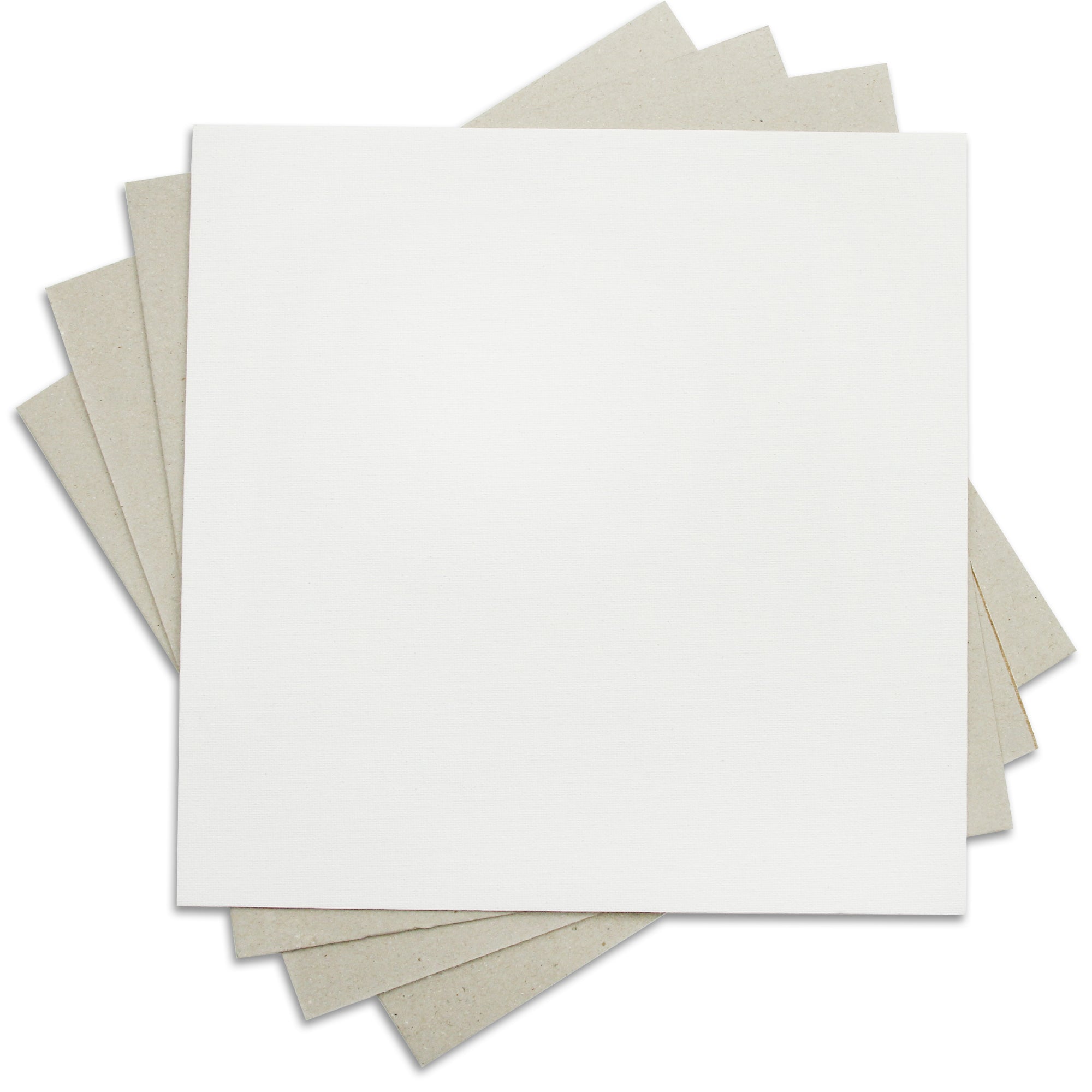 Canvas Board Square 10 X 10Inch 230Gsm 2Mm Thick 4Pc Shrink Lb