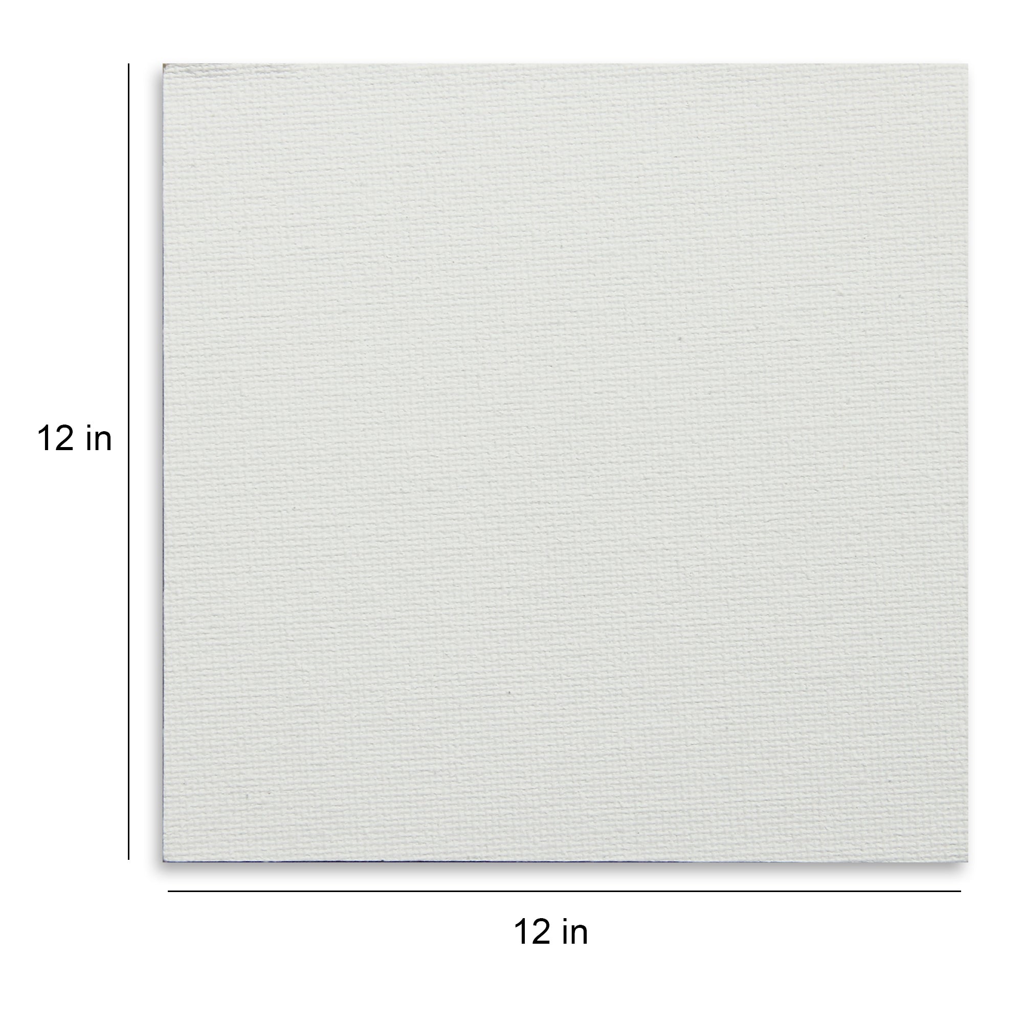 Canvas Board Square 12 X 12Inch 230Gsm 2Mm Thick 4Pc Shrink Lb