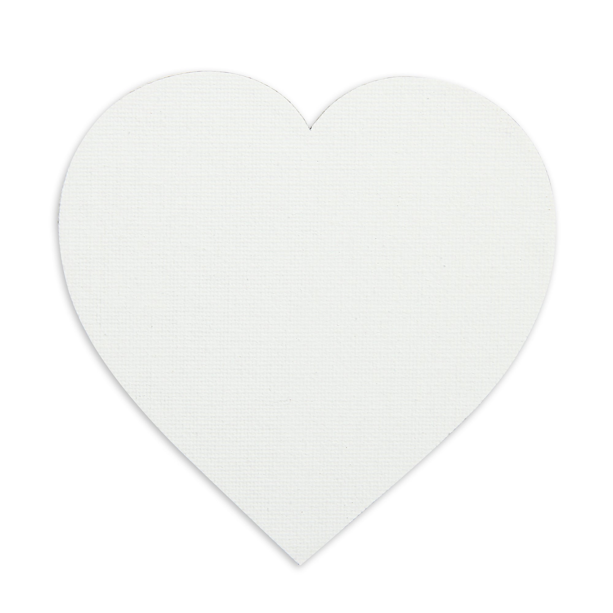 Canvas Board Heart 4 X 4Inch 230Gsm 2Mm Thick 4Pc Shrink Lb