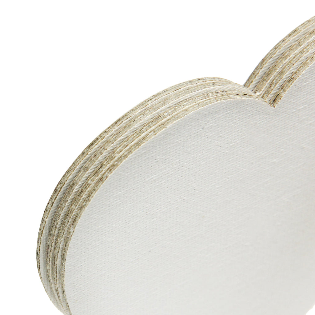 Canvas Board Heart 6 X 6Inch 230Gsm 2Mm Thick 4Pc Shrink Lb