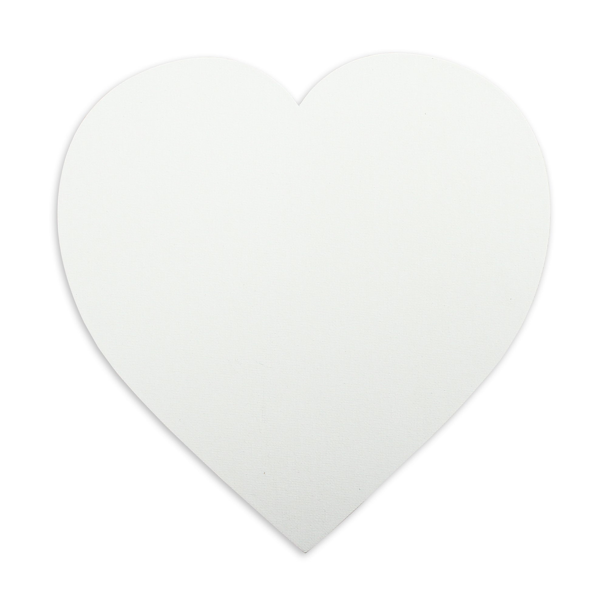 Canvas Board Heart 8 X 8Inch 230Gsm 2Mm Thick 4Pc Shrink Lb
