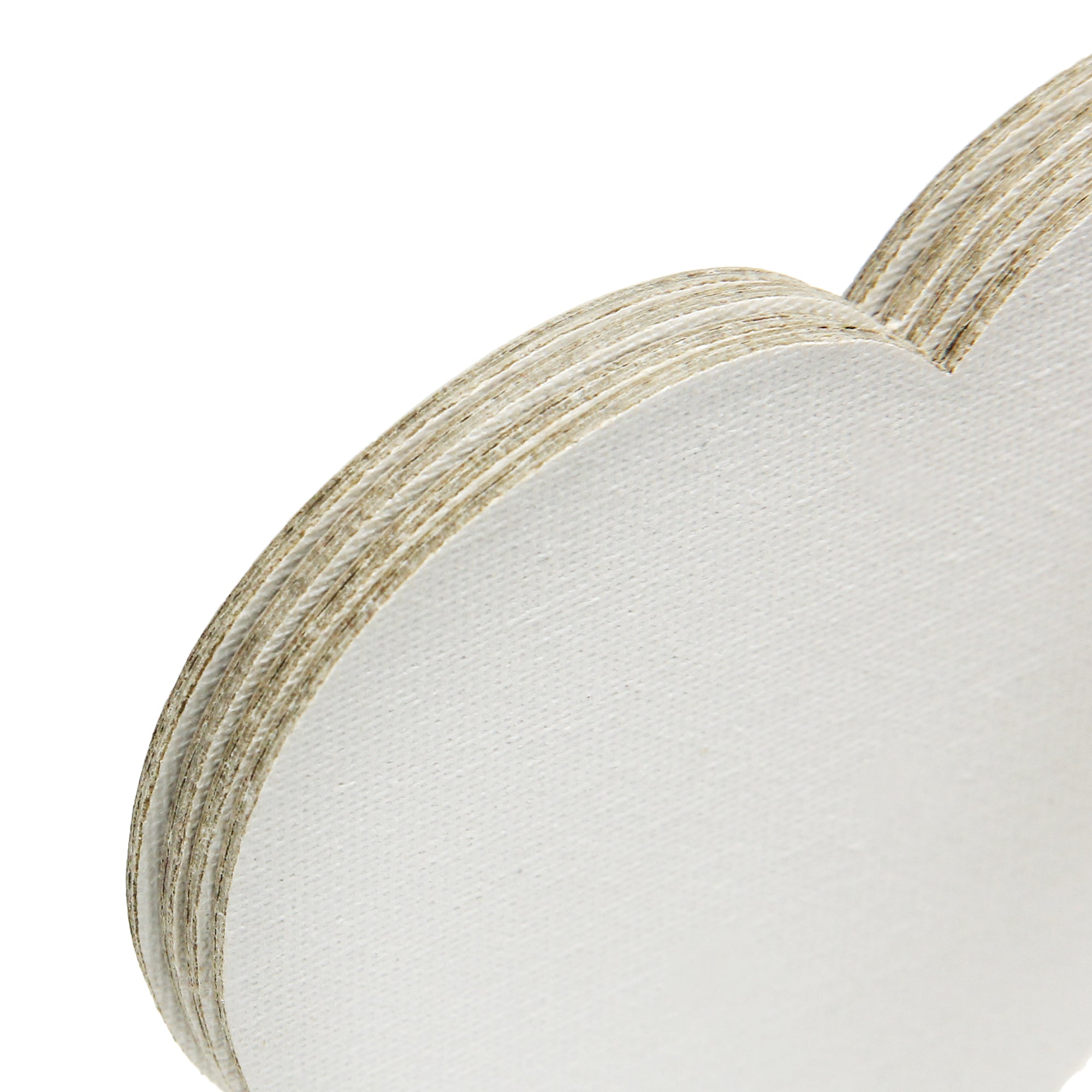 Canvas Board Heart 8 X 8Inch 230Gsm 2Mm Thick 4Pc Shrink Lb