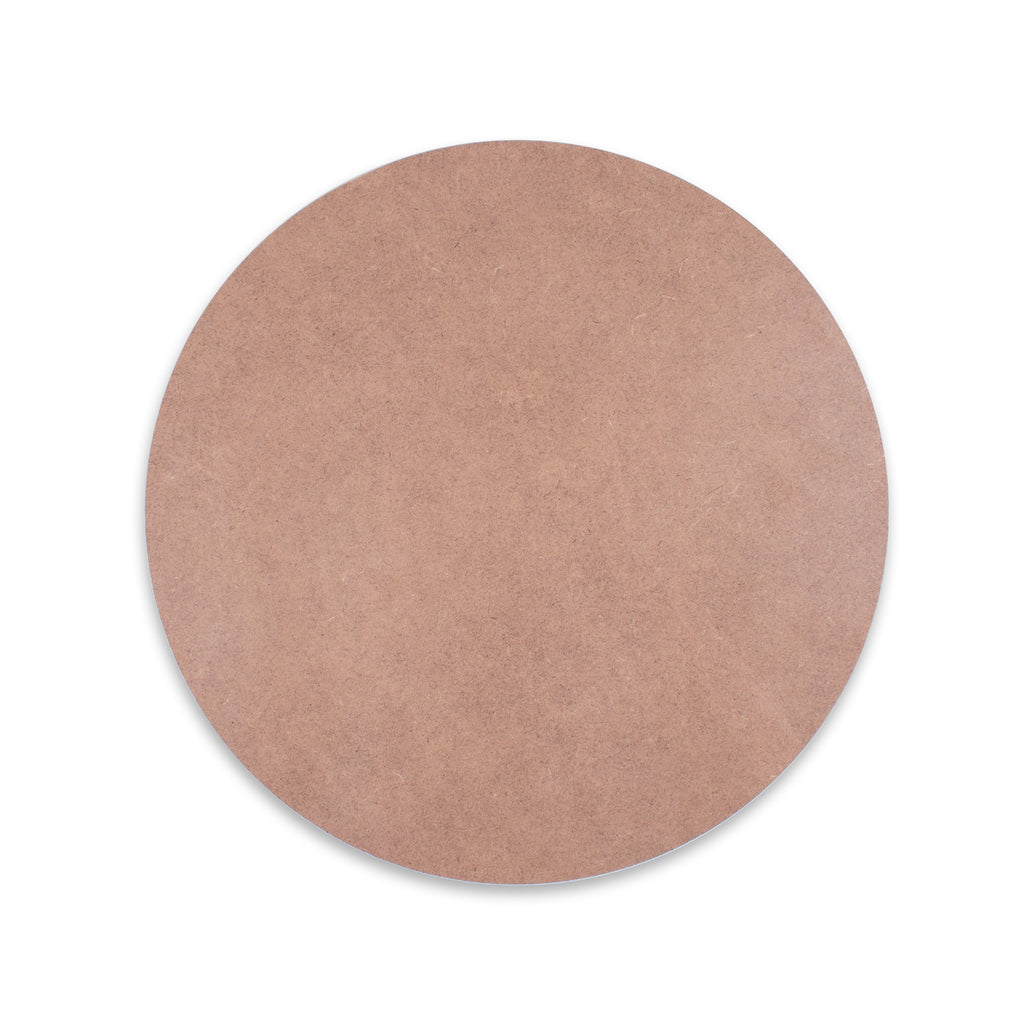 MDF Coaster Round 4Inch Dia 5Mm Thick 1Pc