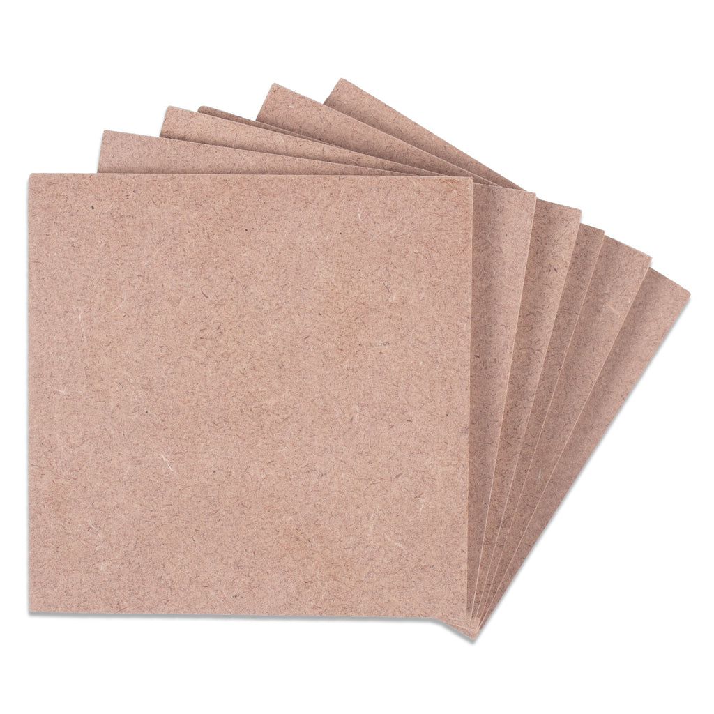 MDF Coaster Square 4 X 4Inch 5Mm Thick 1Pc Ib