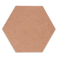 MDF Coaster Hexagon 4.5 X 4Inch 2Mm Thick 1Pc Lb