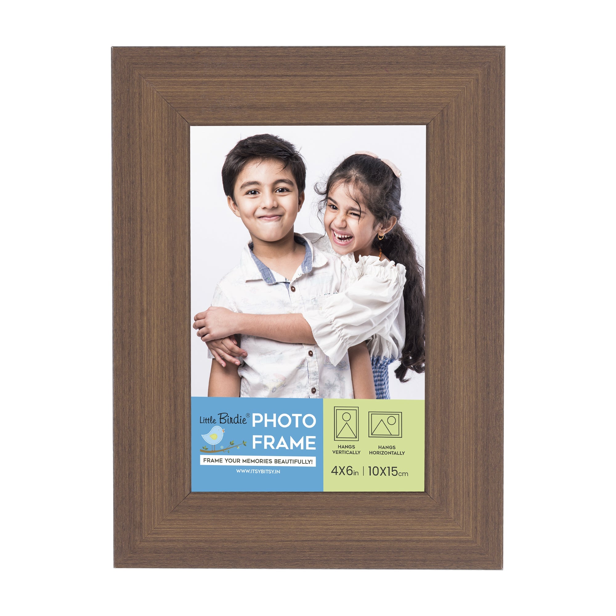 Table Top Photo Frame Mahogany 4 X 6Inch 1Pc Sw Lb