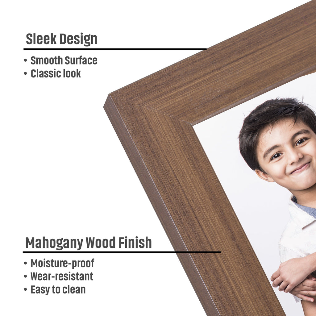 Table Top Photo Frame Mahogany 4 X 6Inch 1Pc Sw Lb