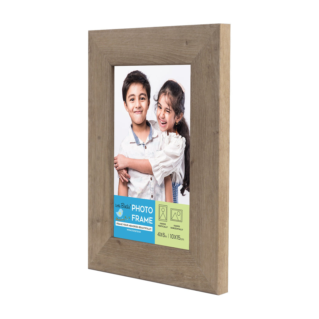 Table Top Photo Frame Walnut 4 X 6Inch 1Pc Sw Lb