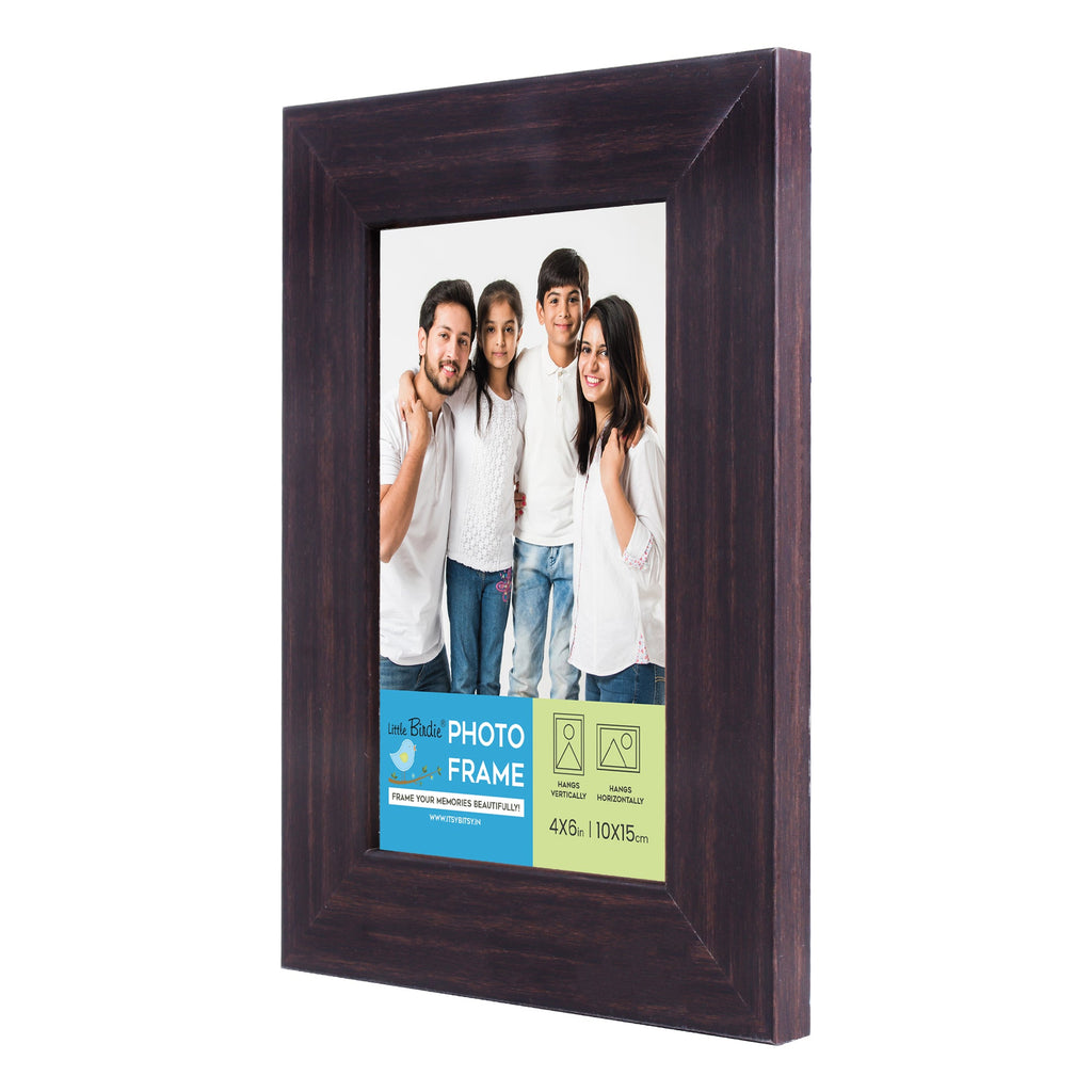 Table Top Photo Frame Rose Wood 4 X 6Inch 1Pc Sw Lb