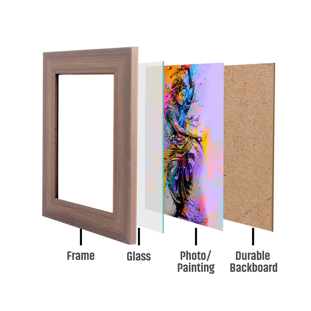 Table Top Photo Frame Mahogany 5 X 7Inch 1Pc Sw Lb