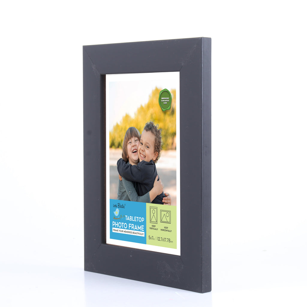 Table Top Photo Frame Matt Black 5 X 7Inch 1Pc Sw Lb