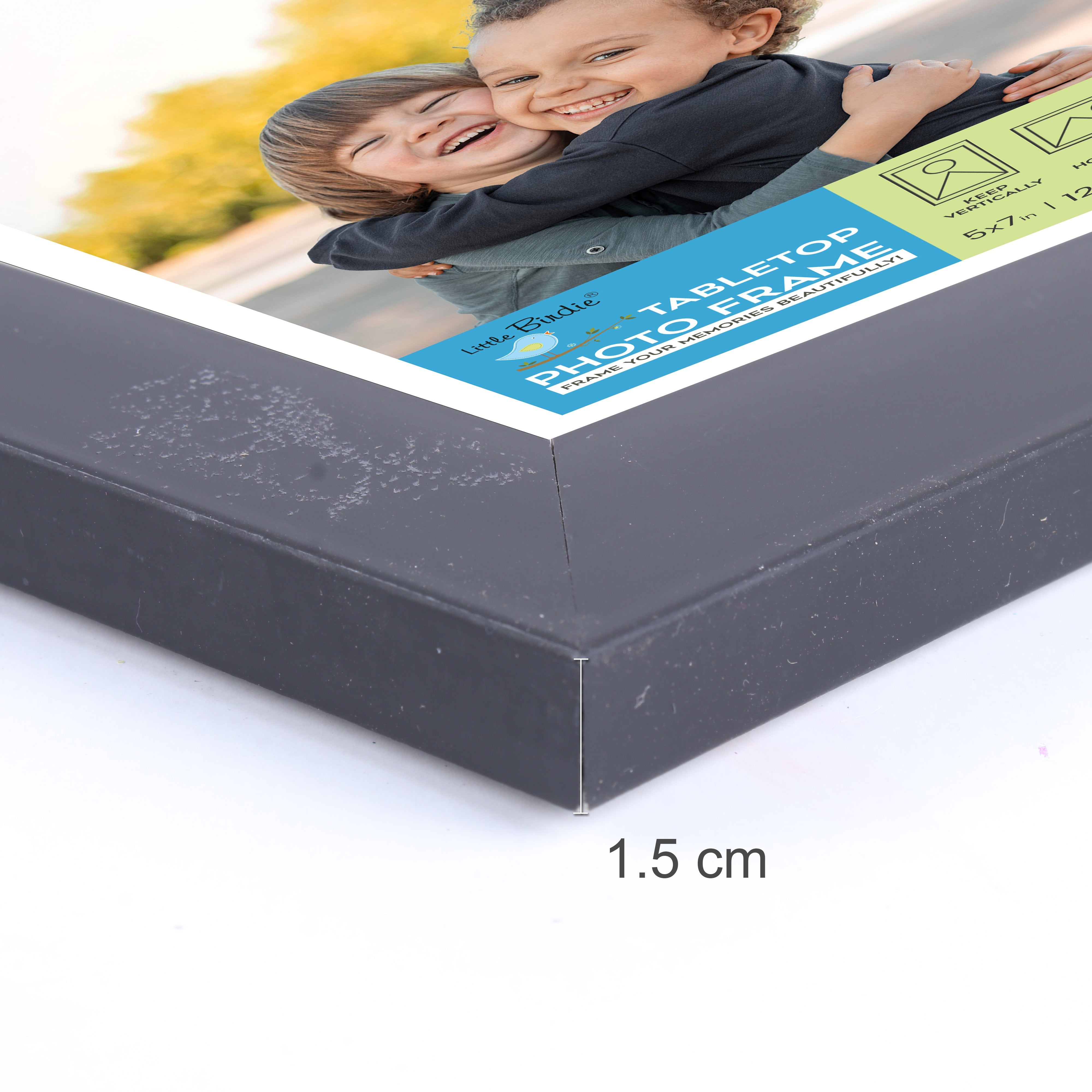 Table Top Photo Frame Matt Black 5 X 7Inch 1Pc Sw Lb