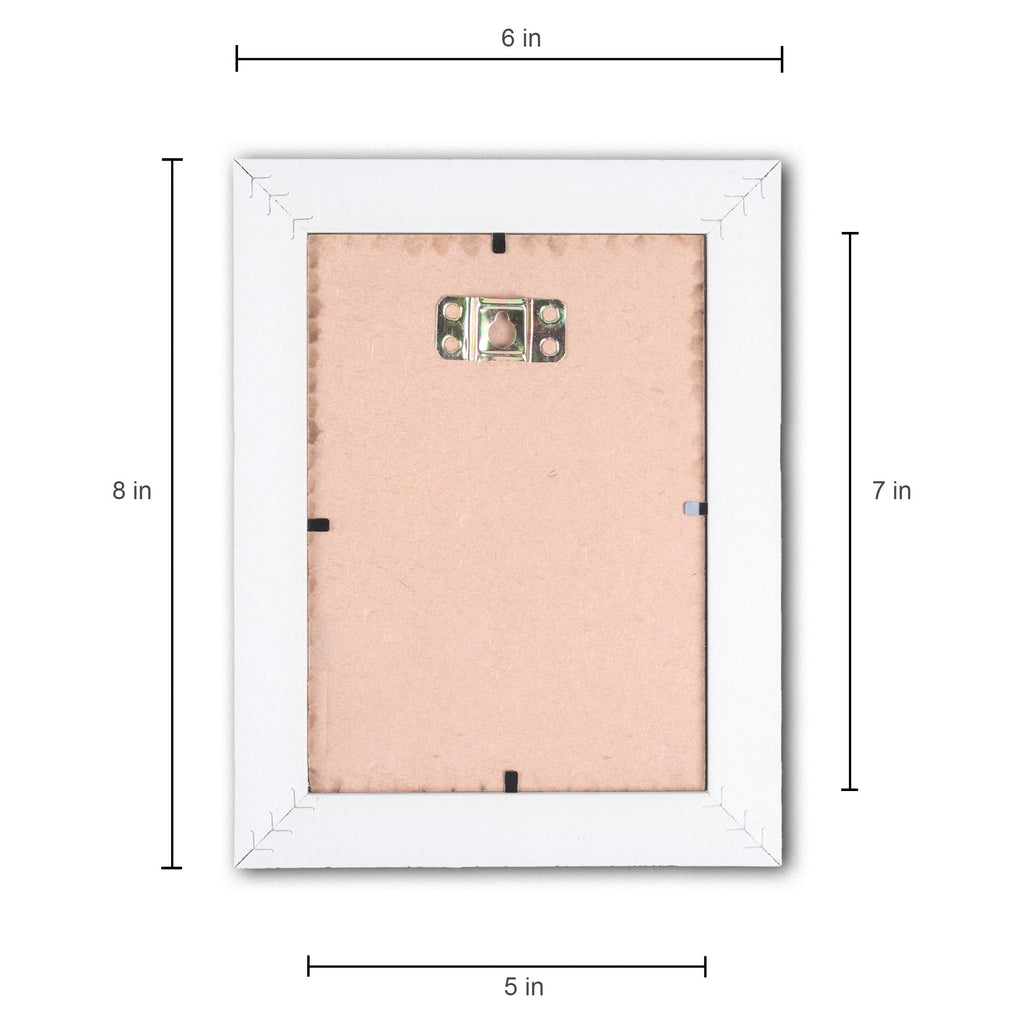Table Top Photo Frame Rose Wood 5 X 7Inch 1Pc Sw Lb