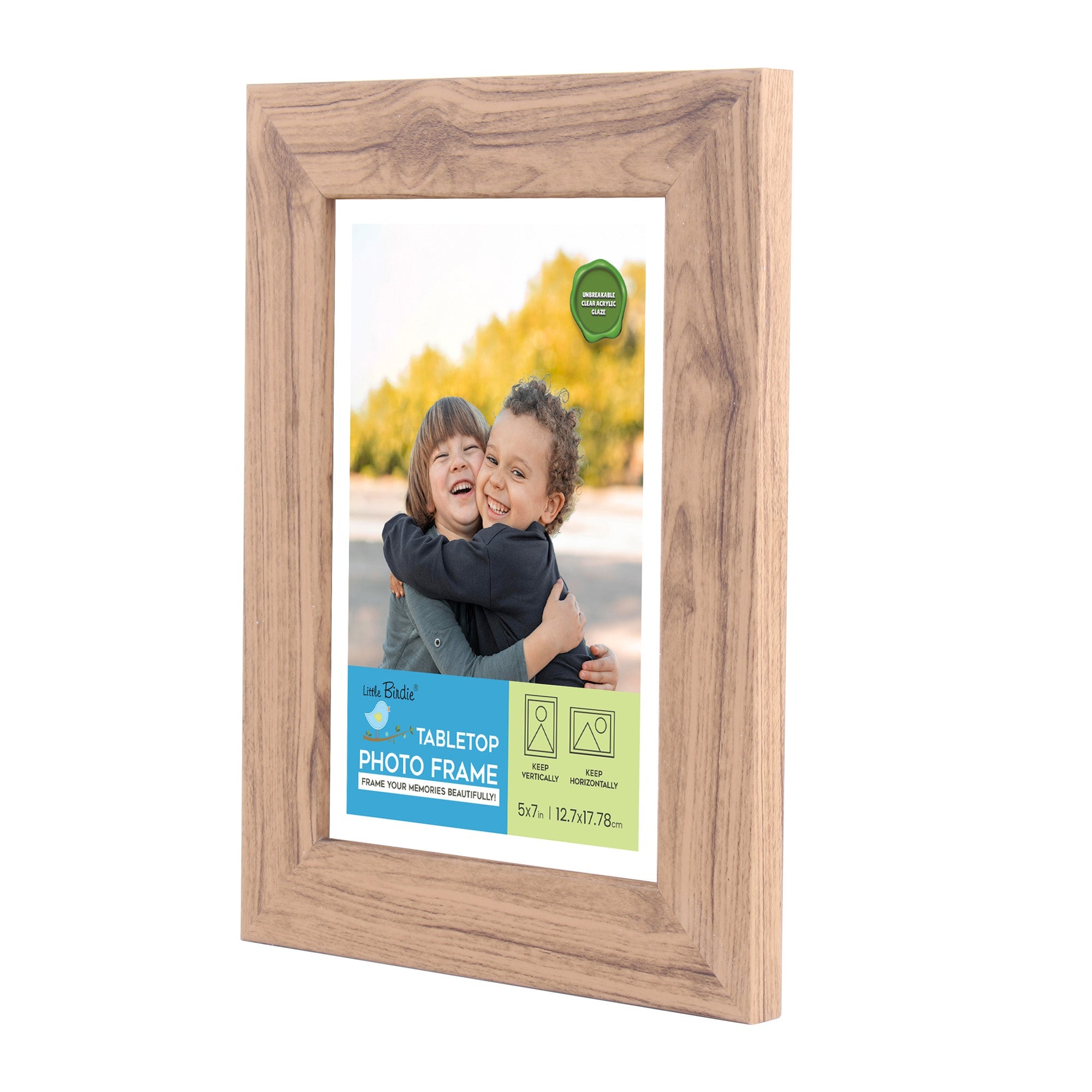 Table Top Photo Frame Teak 5 X 7Inch 1Pc Sw Lb