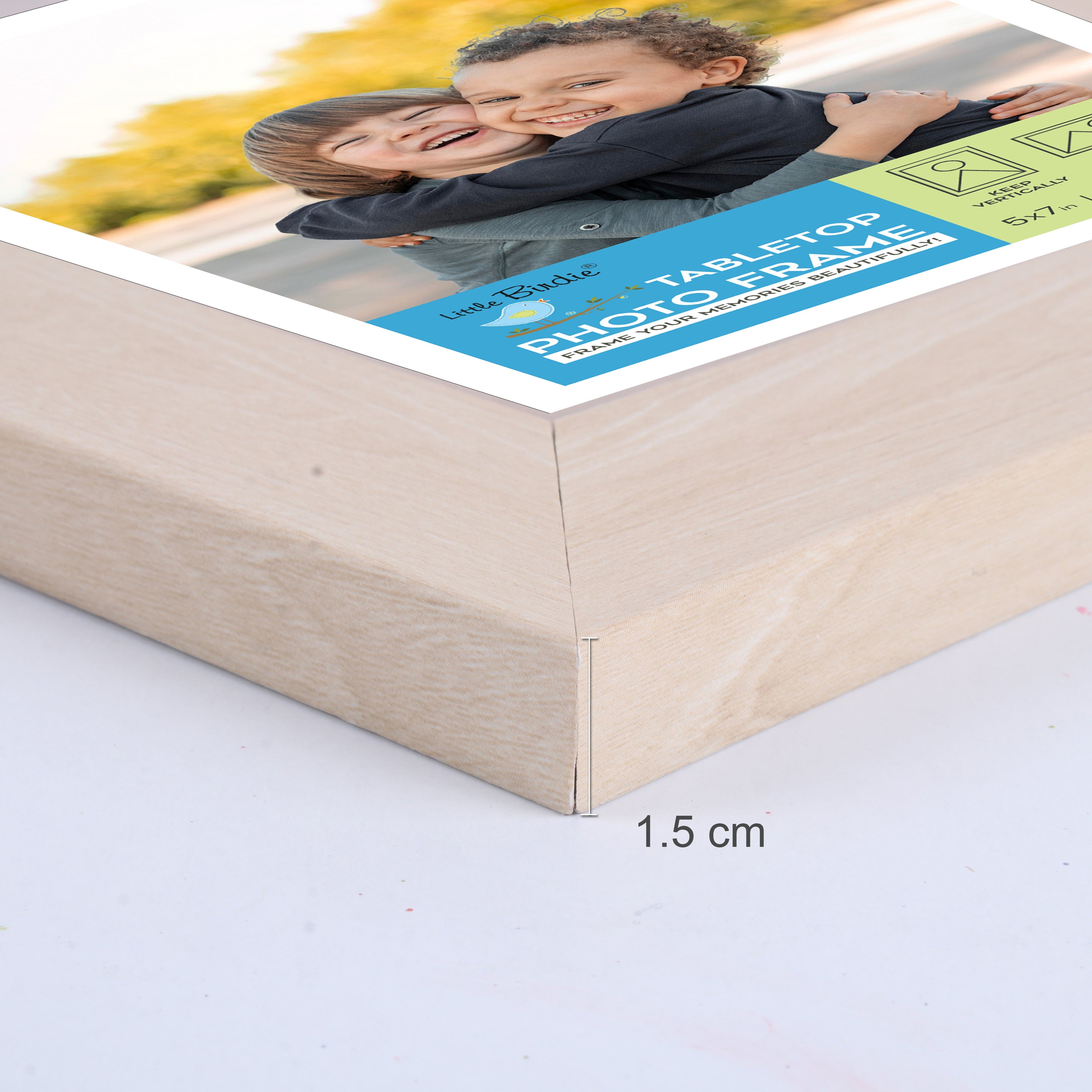 Table Top Photo Frame Teak 5 X 7Inch 1Pc Sw Lb