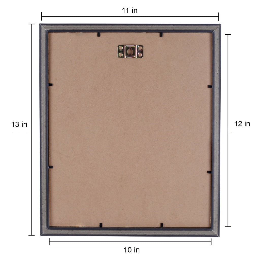 Burlap Photo Frame With 2 Pegs Narrow Black 10 X 12Inch 1Pc Sw Lb