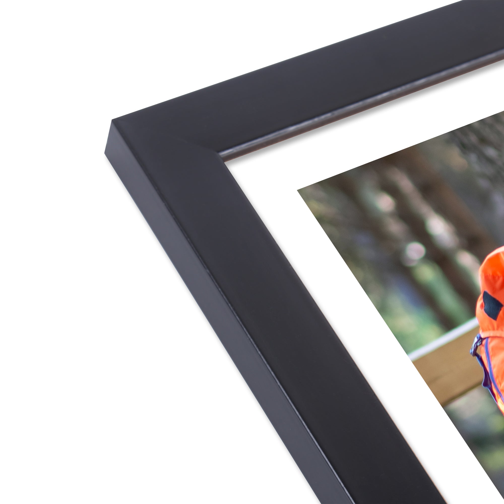 Collage Photo Frame For 4 Photos Narrow Black 8 X 20Inch 1Pc Sw Lb