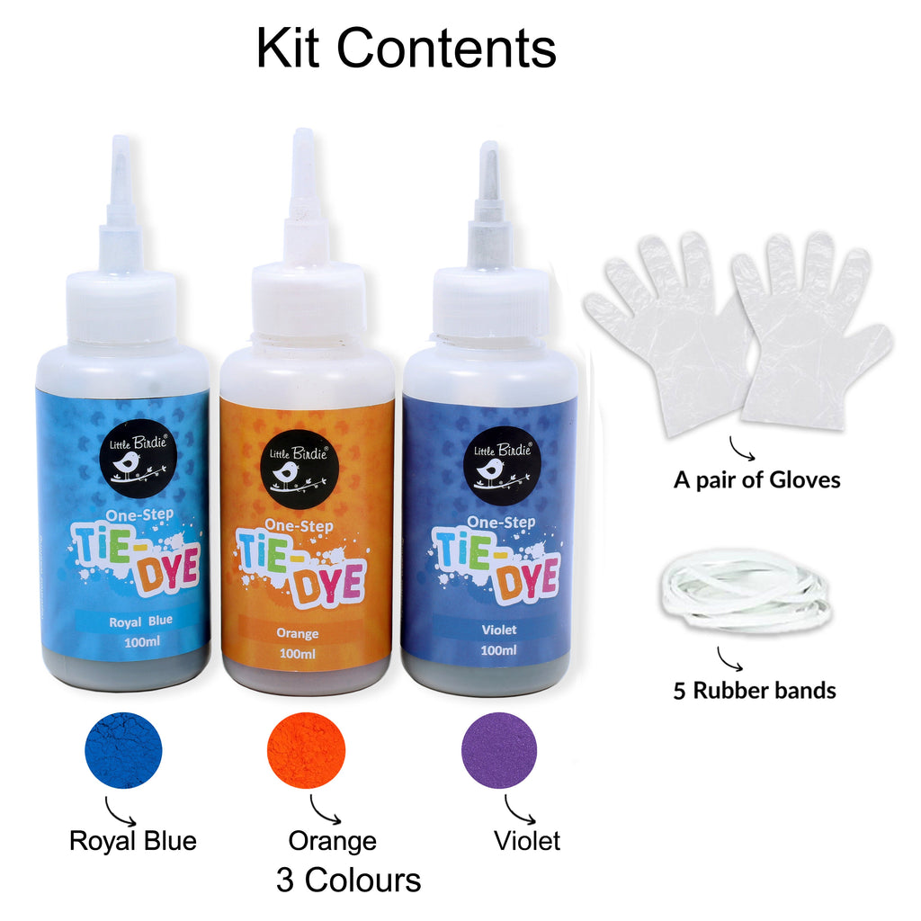 One Step Tie Dye Saffron Sky Kit 3Pcs Lb