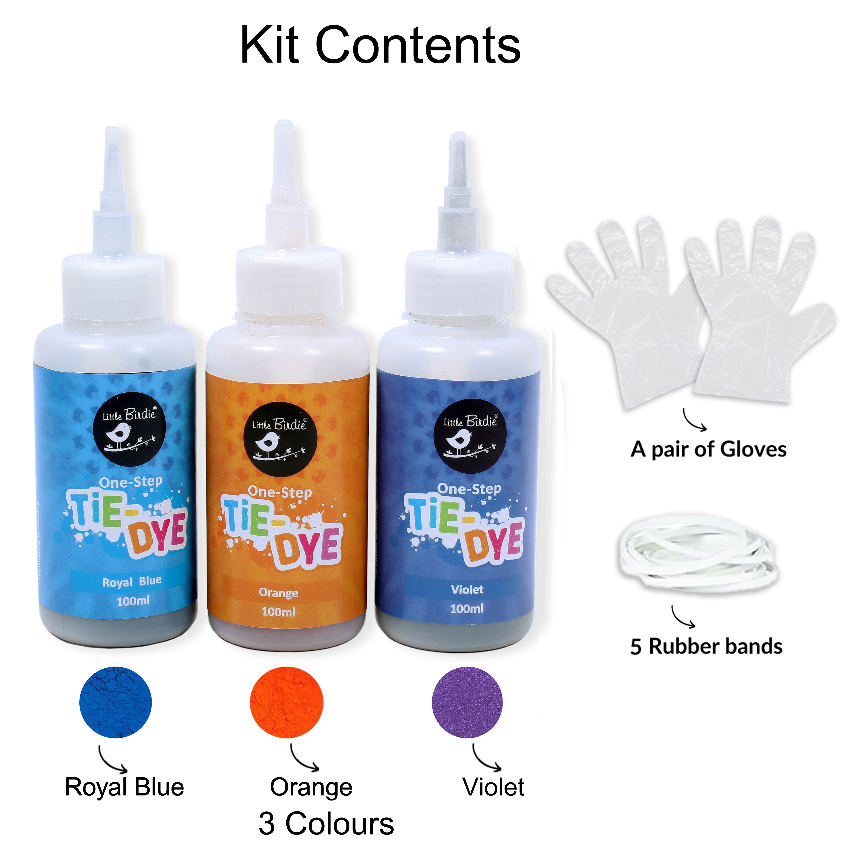 One Step Tie Dye Saffron Sky Kit 3Pcs Lb