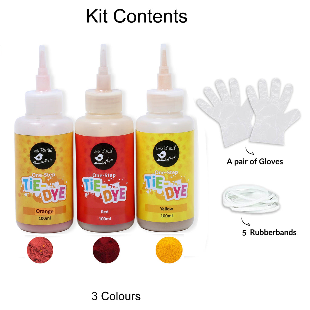 One Step Tie Dye Golden Flame Kit 3Pcs Lb