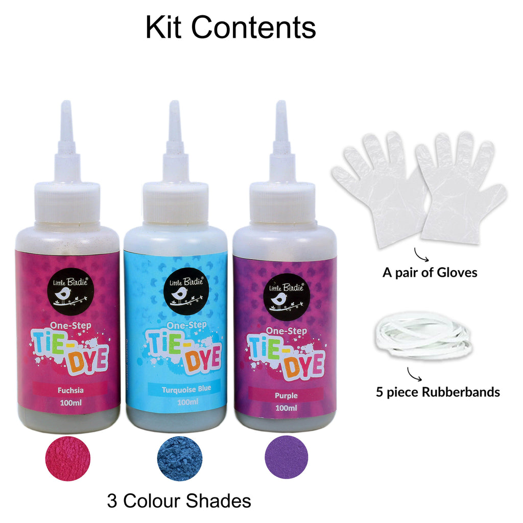One Step Tie Dye Wild Rose Kit 3Pcs Lb