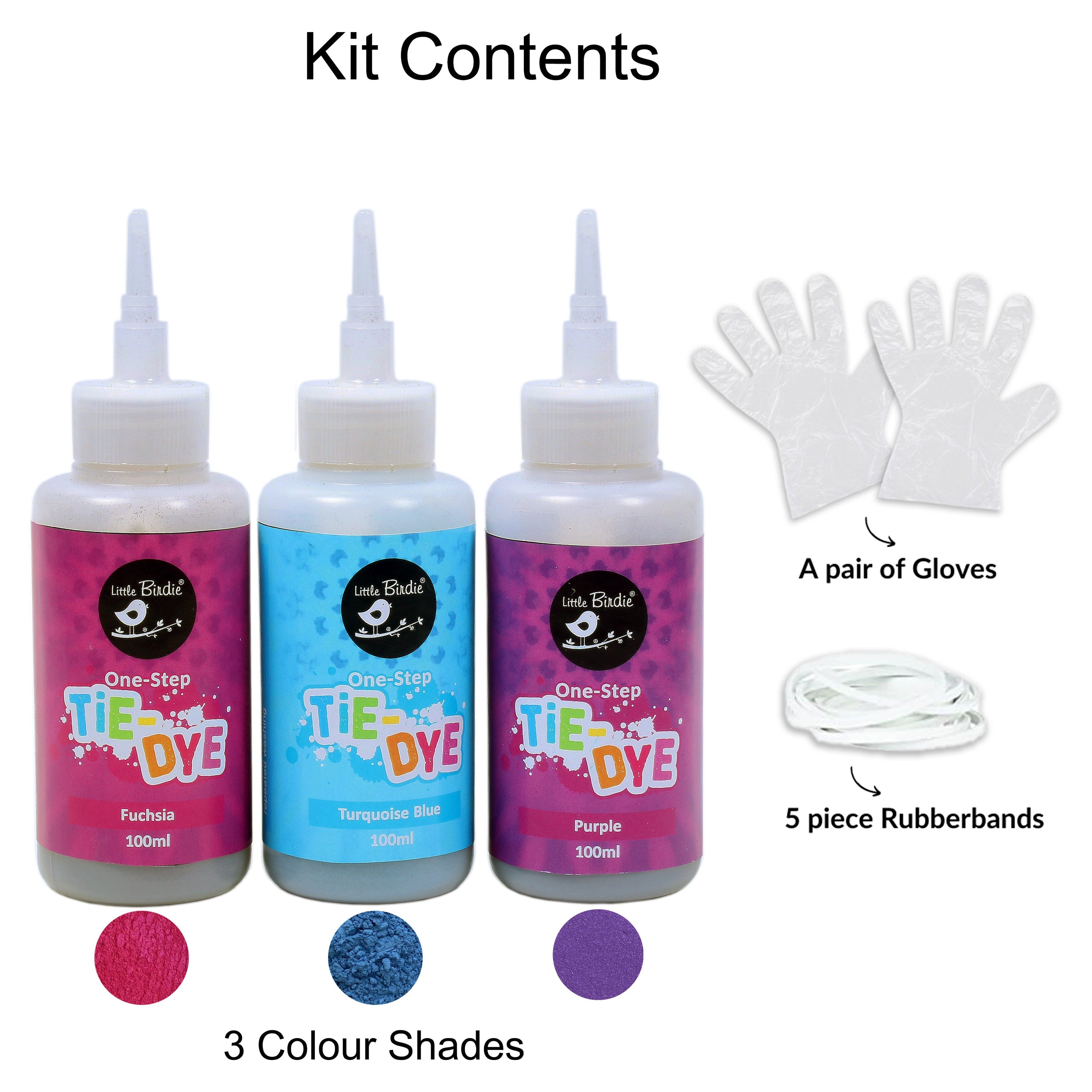 One Step Tie Dye Wild Rose Kit 3Pcs Lb