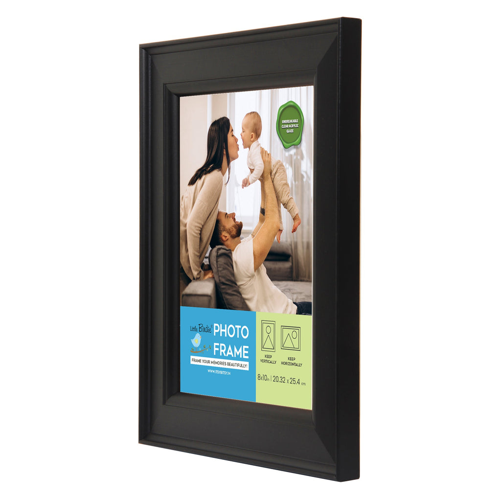 Wall Photo Frame Victorian Black 8 X 10Inch 1Pc Sw Lb