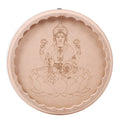 MDF Pre Marked Goddess Lakshmi With D Ring Hanging Hook 10inch Dia 1pc